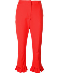 Женские красные брюки от MSGM
