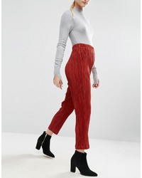 Женские красные брюки от Asos