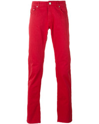 Мужские красные брюки от Pt01