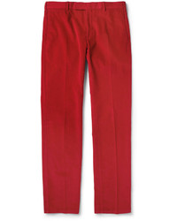 Мужские красные вельветовые классические брюки от Polo Ralph Lauren