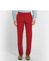 Мужские красные вельветовые классические брюки от Polo Ralph Lauren