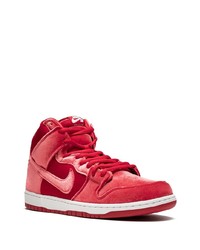 Мужские красные высокие кеды от Nike