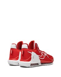 Мужские красные высокие кеды от Nike