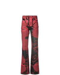 Красные джинсы-клеш от Calvin Klein 205W39nyc