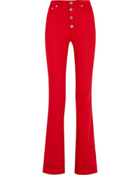 Красные джинсы-клеш от Sonia Rykiel