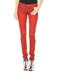 Красные джинсы скинни от Cheap Monday