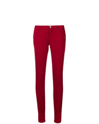 Красные джинсы скинни от Dolce & Gabbana