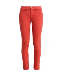 Красные джинсы скинни от Jennyfer