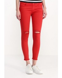 Красные джинсы скинни от Rinascimento