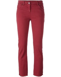 Женские красные джинсы от Brunello Cucinelli