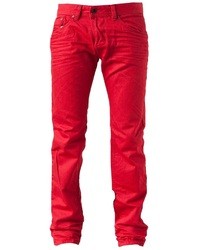 Мужские красные джинсы от Diesel