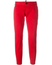 Женские красные джинсы от Dsquared2