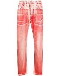 Мужские красные джинсы от Helmut Lang