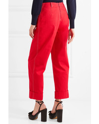 Женские красные джинсы от Vanessa Seward