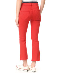 Женские красные джинсы от Mother