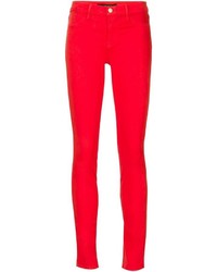 Женские красные джинсы от J Brand