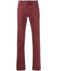 Мужские красные джинсы от Jacob Cohen