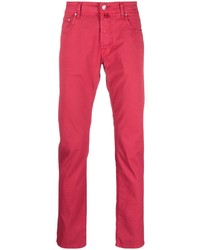 Мужские красные джинсы от Jacob Cohen