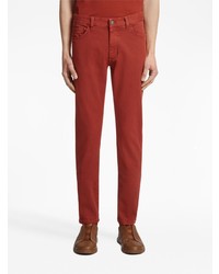 Мужские красные джинсы от Zegna