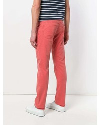 Мужские красные джинсы от Jacob Cohen