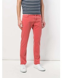 Мужские красные джинсы от Jacob Cohen