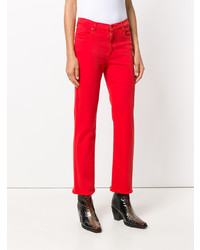 Женские красные джинсы от Etro