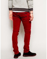 Мужские красные джинсы от Nudie Jeans