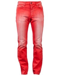 Мужские красные джинсы от Versace