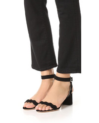 Женские красные замшевые босоножки от Loeffler Randall