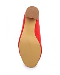 Женские красные замшевые босоножки от Max Shoes