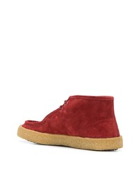 Красные замшевые ботинки дезерты от Camper