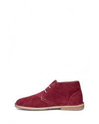 Мужские красные замшевые ботинки от Ecco