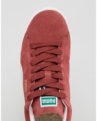 Мужские красные замшевые кеды от Puma