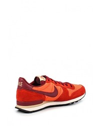 Мужские красные замшевые кроссовки от Nike