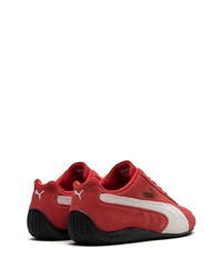 Мужские красные замшевые кроссовки от Puma