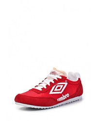 Мужские красные замшевые кроссовки от Umbro