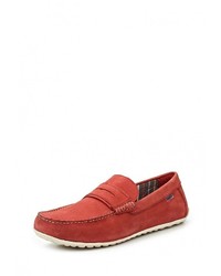 Мужские красные замшевые мокасины от Woodland