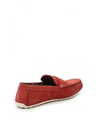 Мужские красные замшевые мокасины от Woodland