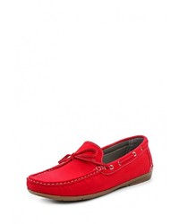 Мужские красные замшевые мокасины от WS Shoes