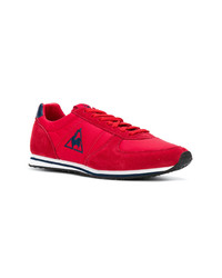 Мужские красные замшевые низкие кеды от Le Coq Sportif