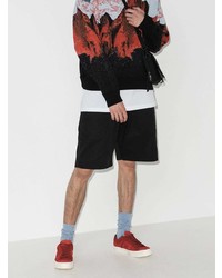 Мужские красные замшевые низкие кеды от Converse