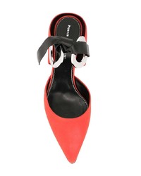 Красные замшевые сабо от Proenza Schouler
