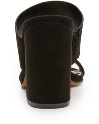 Красные замшевые сабо от Dolce Vita