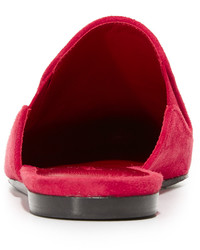 Красные замшевые сабо от Jenni Kayne