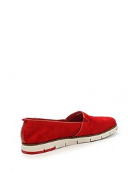 Женские красные замшевые слипоны от Flexible by Bata