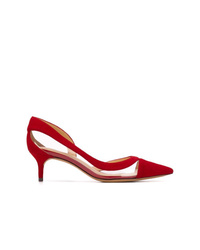 Красные замшевые туфли от Alexandre Birman