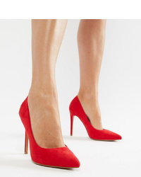 Красные замшевые туфли от ASOS DESIGN