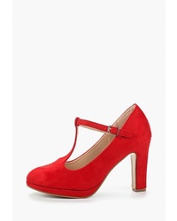 Красные замшевые туфли от BelleWomen