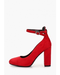 Красные замшевые туфли от Bona Mente