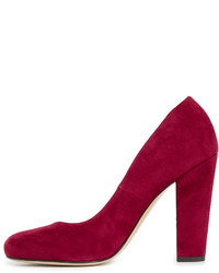 Красные замшевые туфли от Paul Andrew